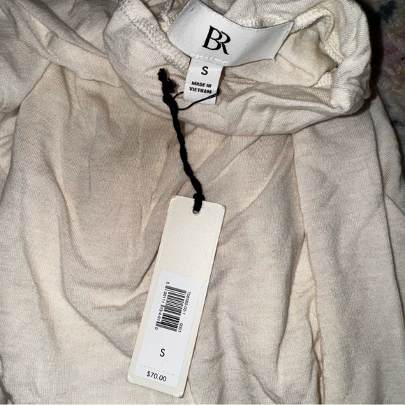 Banana Republic NEW Wool Ivory Turtleneck Transition Light Long Sleeve Top S - Picture 3 of 6
